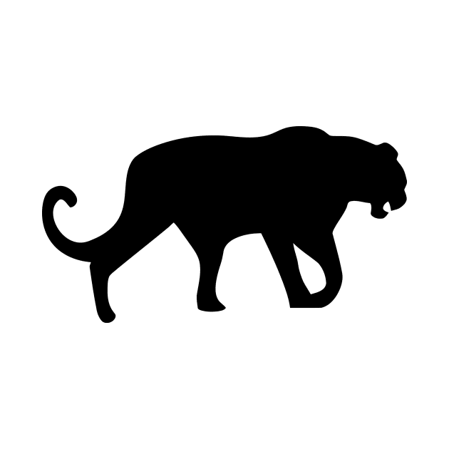 Panther Leopard Silhouette by AustralianMate