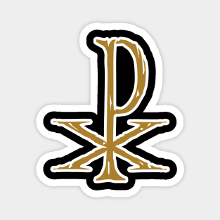 Christogram Chi Rho Magnet