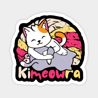 Kimura Kimeowra Japanese Cat Magnet