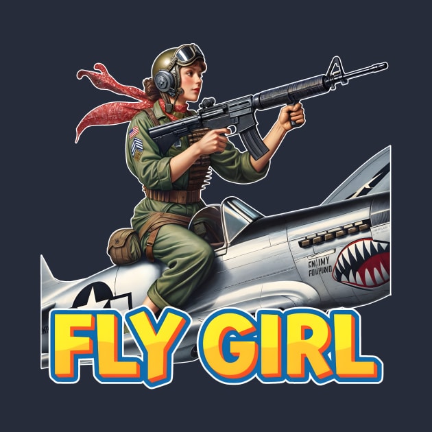 Fly Girl by Rawlifegraphic