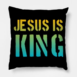 Jesus Is King - Christian Faith Pillow