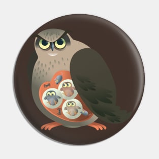 Baby Owl Pin