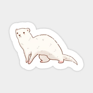 Cute Ferret drawing Magnet