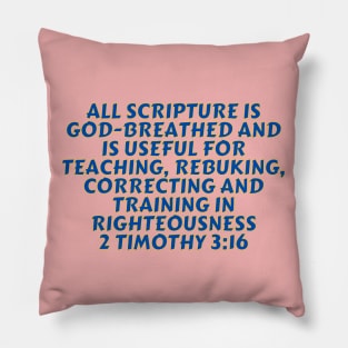 Bible Verse 2 Timothy 3:16 Pillow