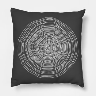 Tree Rings Pillow