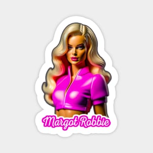 Margot Robbie-Barbie Style Magnet