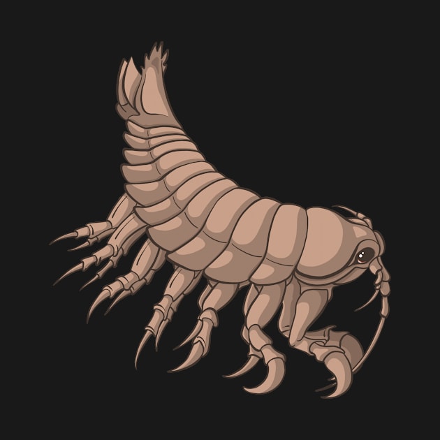 Deep Sea Giant Isopod by Inklings of Grace