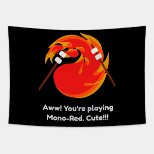 Cute Mono-Red Player | MTG Funny Design | Tapestry