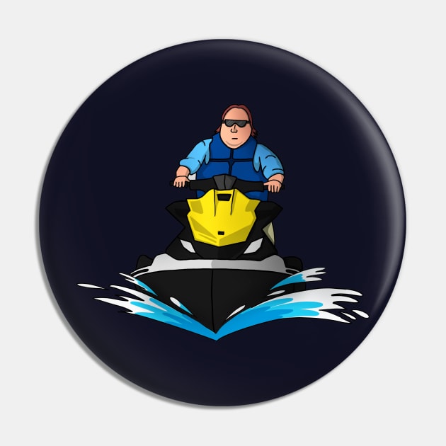 Jetski Guy Pin by Ratatosk