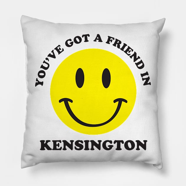 Friend in Kensington Pillow by CKline