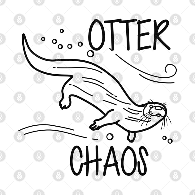Otter Chaos by KC Happy Shop