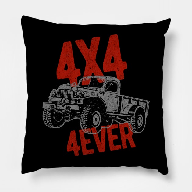 4x4 Forever Powerwagon Pillow by artbitz