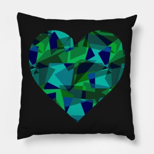 Geometric Crystal Pattern Pillow