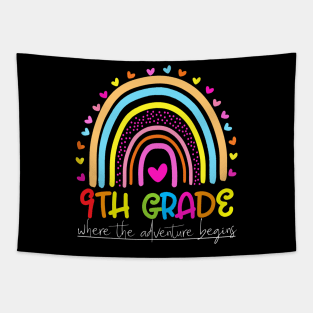 Rainbow 9th Grade Where The Adventure Begins Tapestry