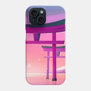 Landscape Art Welcome to Chinna pink Phone Case