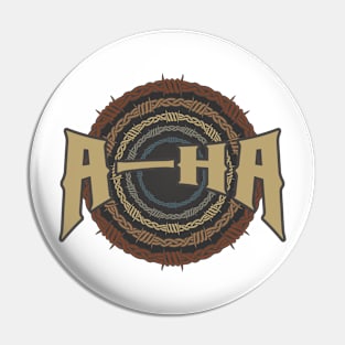 a-ha Barbed Wire Pin