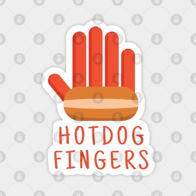 The Office - Hot Dog Fingers Dwight Schrute Jim Halpert Magnet by Shinsen Merch