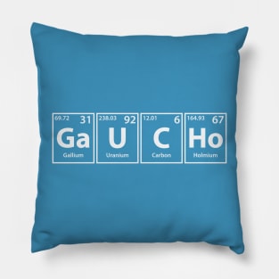 Gaucho (Ga-U-C-Ho) Periodic Elements Spelling Pillow