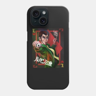 Lupin the Third (Green Jacket with Logo) Phone Case