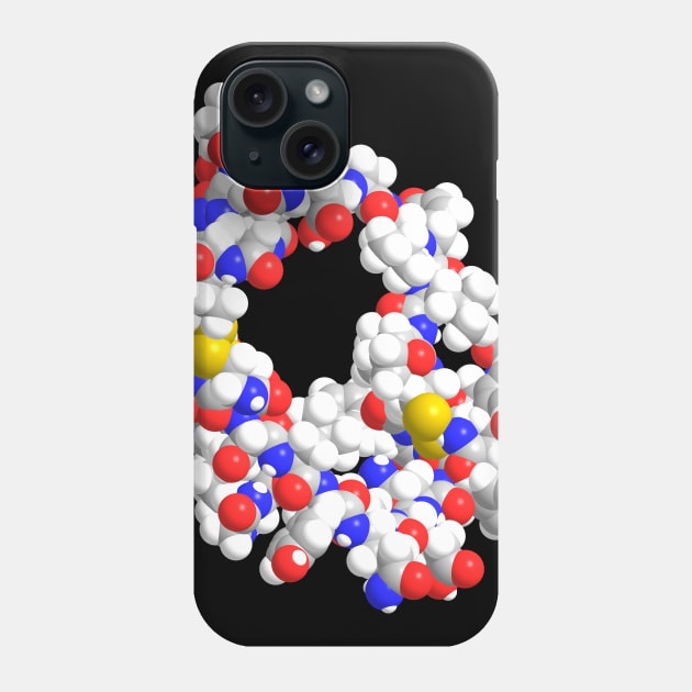 Insulin Molecule Chemistry Phone Case by ChemECool