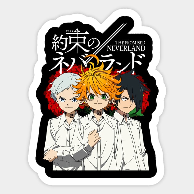 Characters The Promised Neverland Sticker for Sale by roywegner