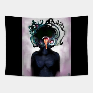 Siren Femme Fatale Fearsome Female Tapestry