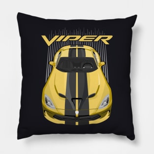 Viper SRT-yellow and black Pillow