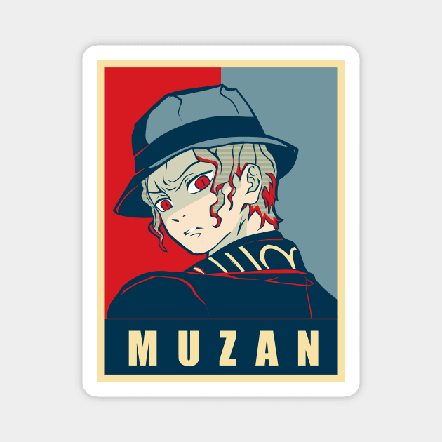 Kimetsu no Yaiba - Kibutsuji Muzan Anime Gift V.3 Magnet by Dokey4Artist