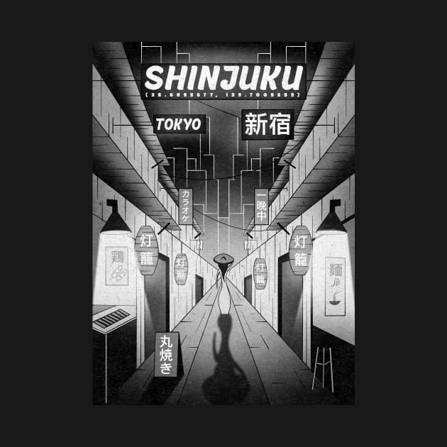 Shinjuku Black and White by JDP Designs