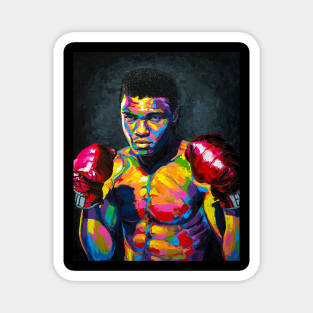 Muhammad Ali Art Work Magnet