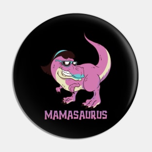 Pastel Goth Mamasaurus T-Rex - Mama Saurus Pin