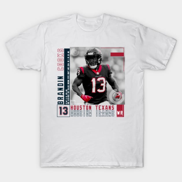 Rinkha Brandin Cooks Football Edit Tapestries Texans T-Shirt