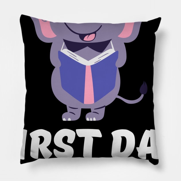 First Day Of School Pillow by Success shopping