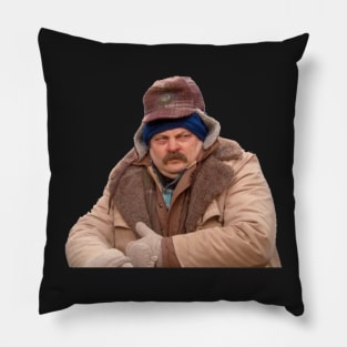 Cold Ron Swanson Pillow