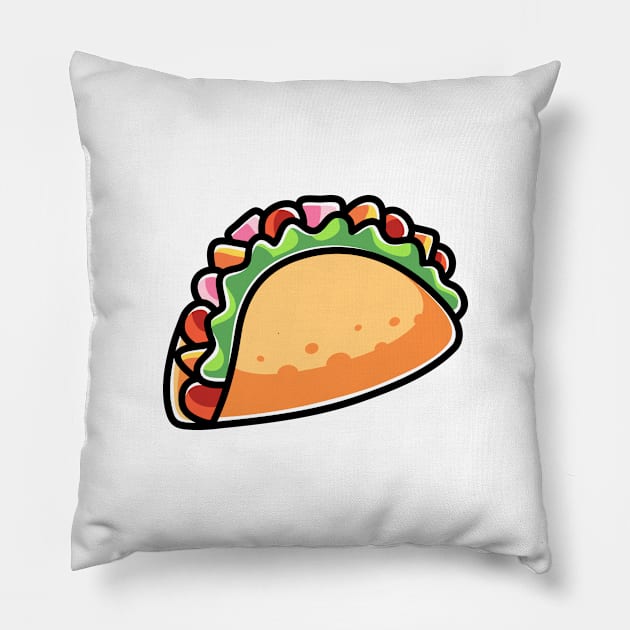 Taco Pillow by rhmnabdlrzk