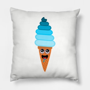 Cute Ice Cream Face Pillow