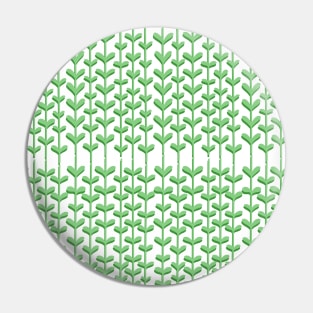 LEAVES PATTERN GREEN Pin