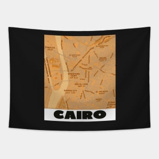 Cairo map Tapestry