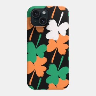 Shamrock In Ireland Flag Colors Phone Case