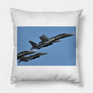 F-16 and F/A-18 formation Pillow