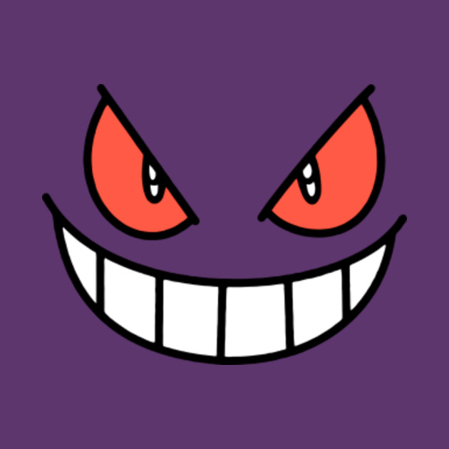 Gengar Face - Pokemon - Pillow | TeePublic