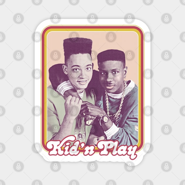 Kid 'n Play \.\.\. 90s Retro Fan Design Magnet by DankFutura