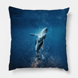 Blue whale Pillow