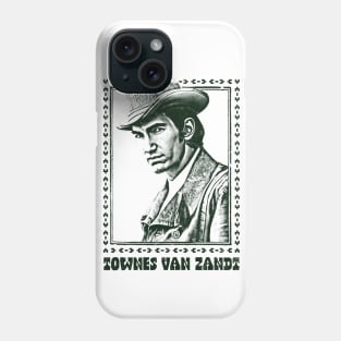 Townes Van Zandt / Vintage Look Design Phone Case