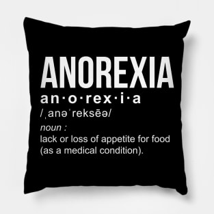 Anorexia definition shirt keep hope and stay alive Pillow