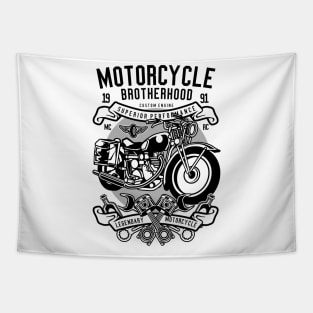 Classic Motorcycle Brotherhood Tapestry