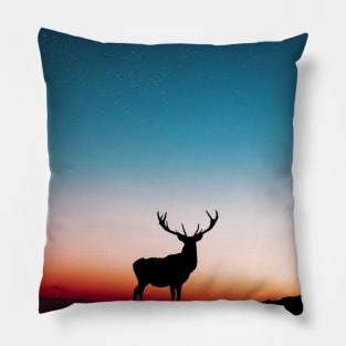 Deer in the Night Pillow