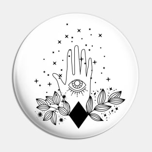 Celestial Magic Hands Pin