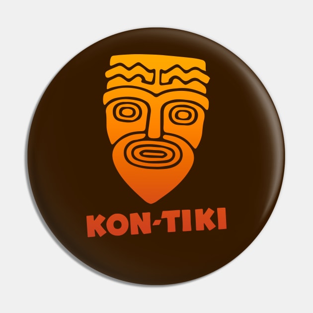 Kon Tiki emblem Pin by GreekTavern