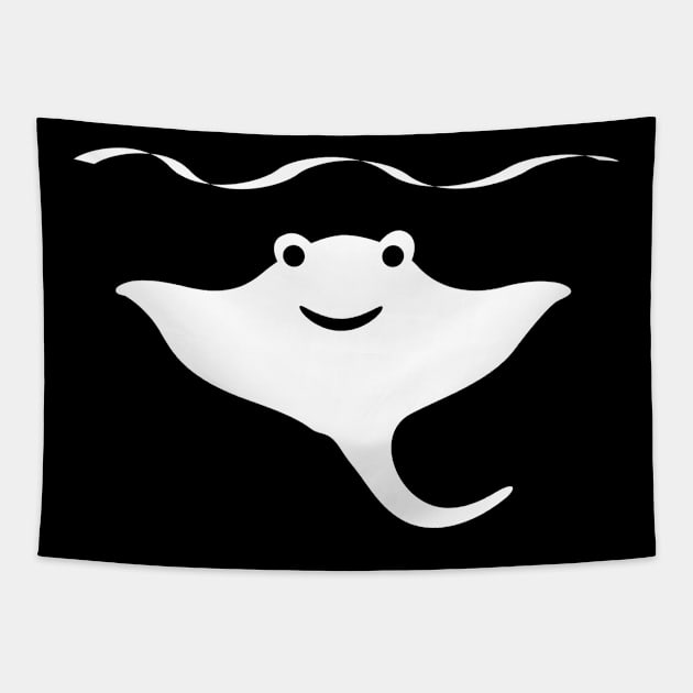 Newborn Contrast Stingray design Tapestry by Ottie and Abbotts